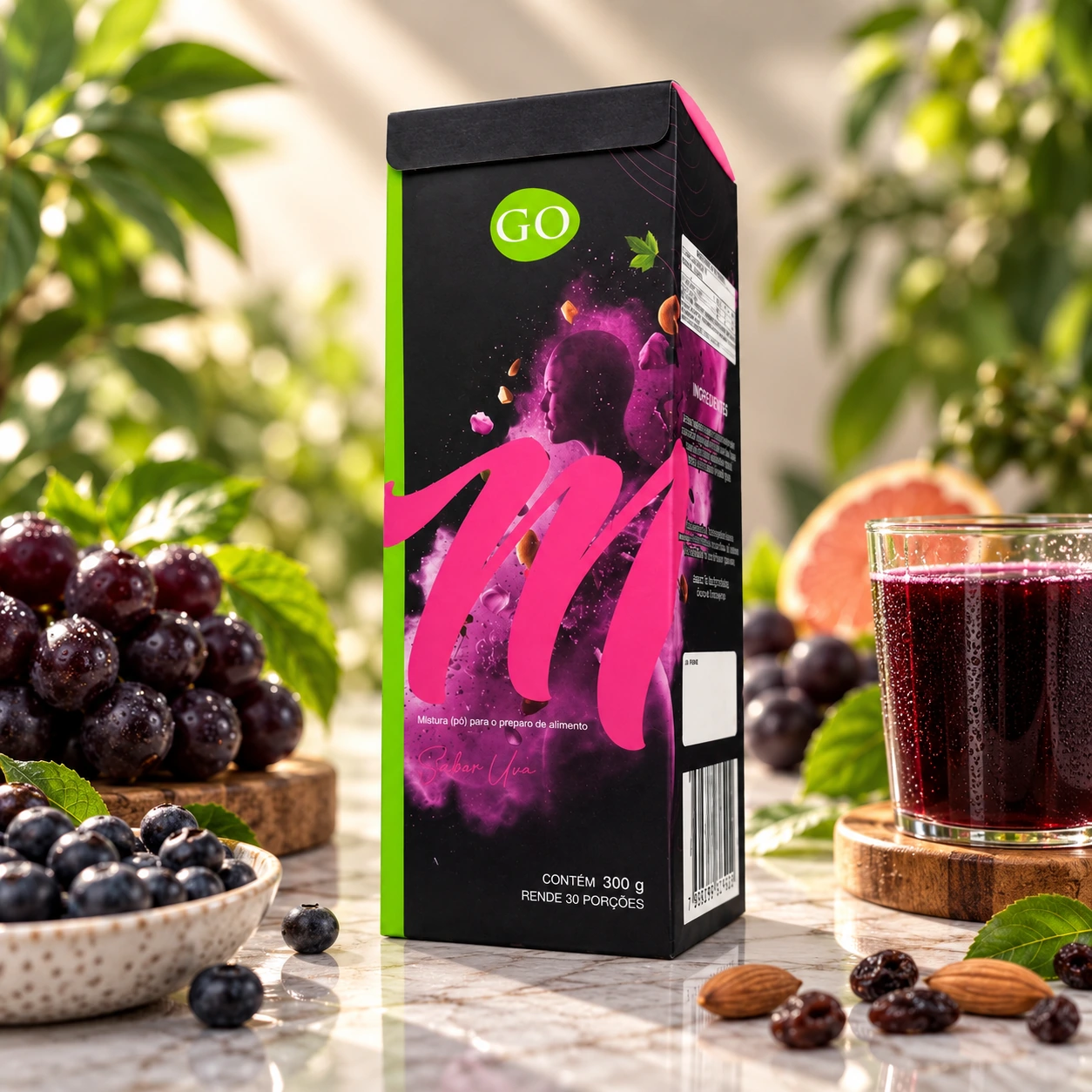 Natural M Uva da Natural Go: embalagem e apresentação do produto